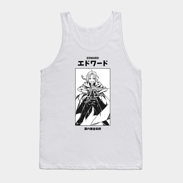 Edward Elric Full Metal Alchemist Tank Top by KMSbyZet